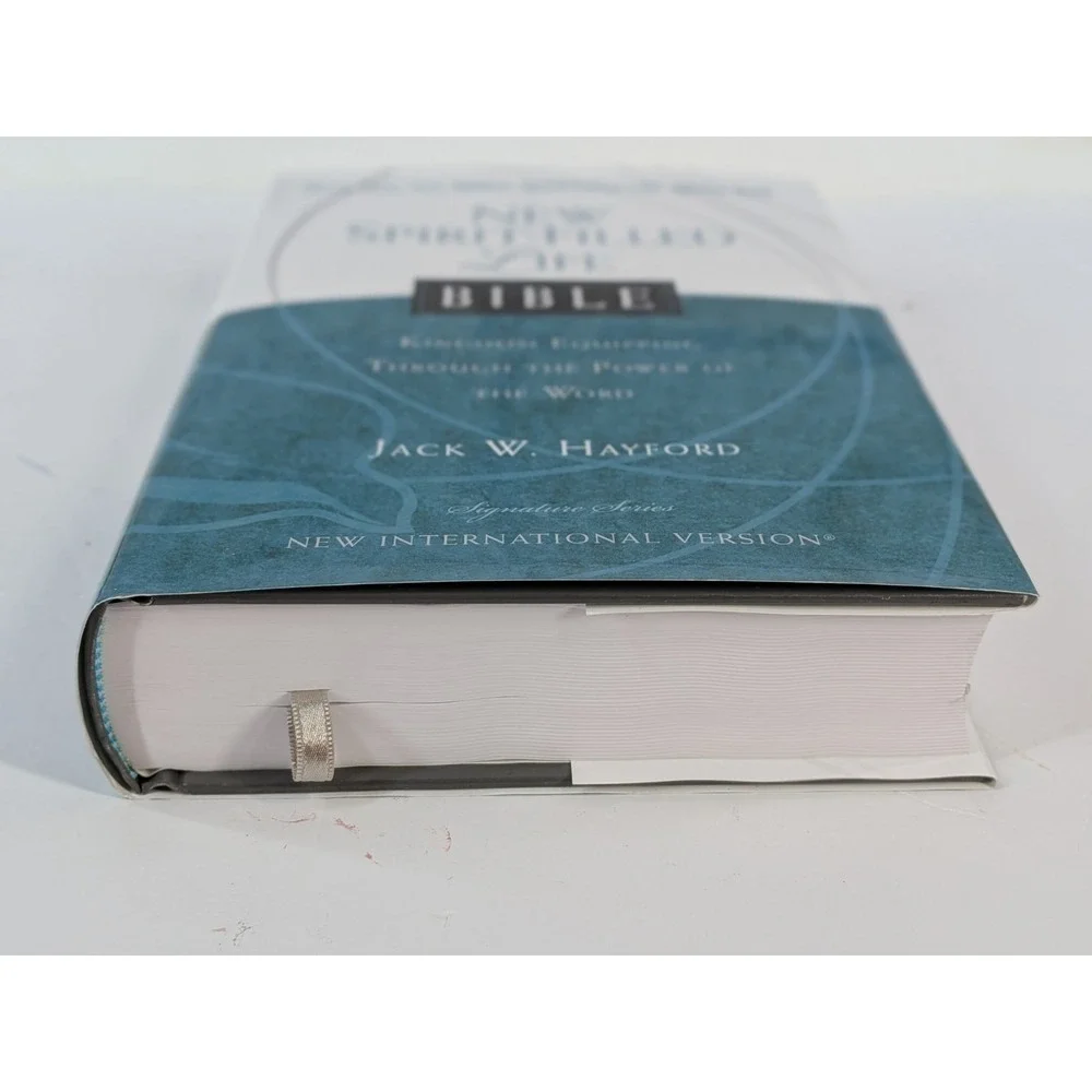 PRISTINE NEW RETAILED $60 ✝️2002 New Spirit Filled Life Bible NIV Hayford Nelson